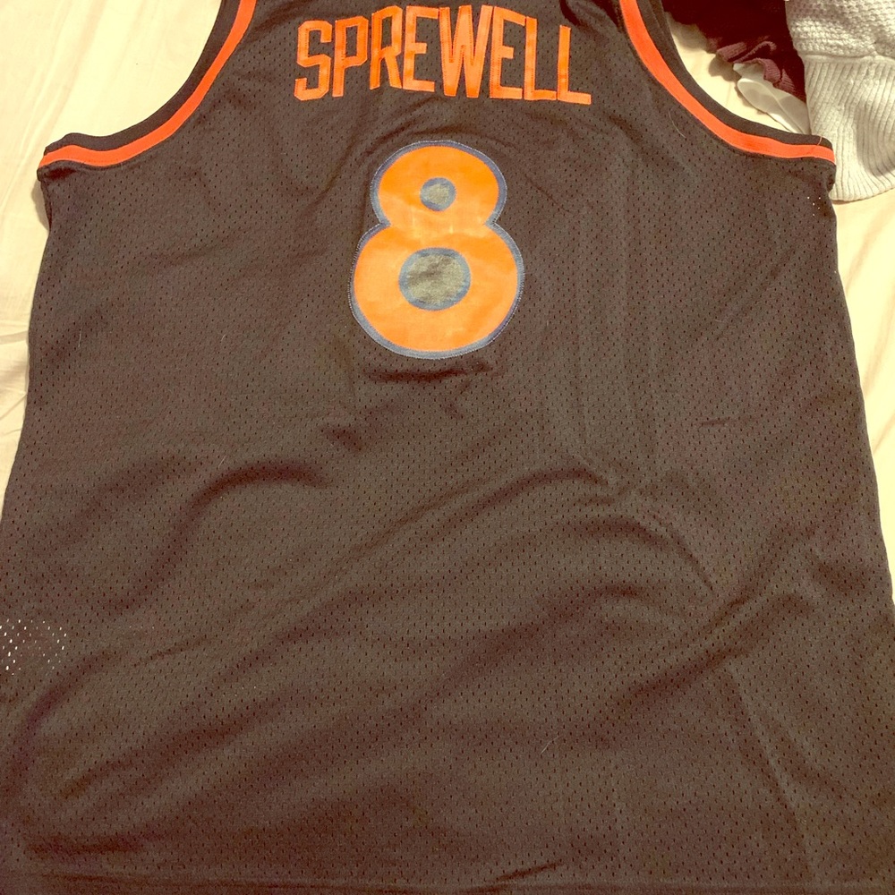 Men’s NY Knicks Sprewell Jersey